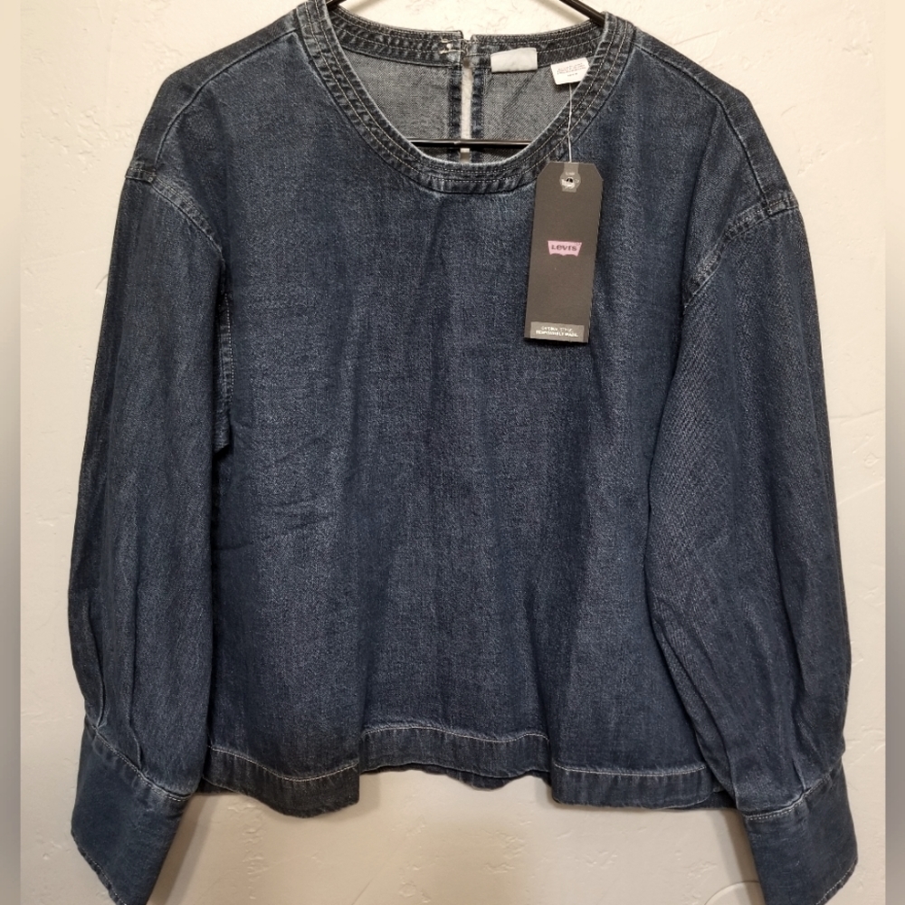Levi's Long Sleeve Blouse Medium